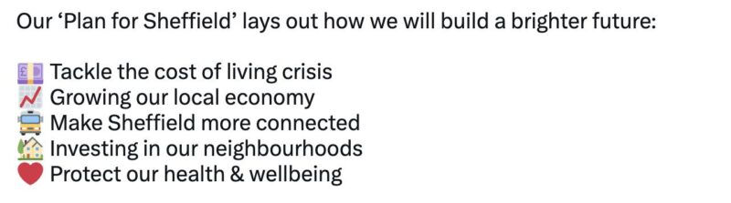 Our Plan for Sheffield